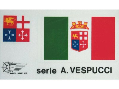Mantua Model Sada vlajek: Am. Vespucci 1:100