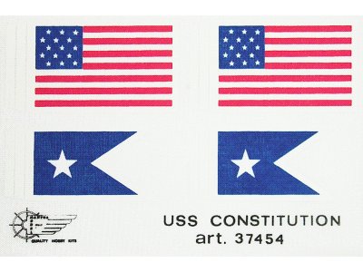 Mantua Model Sada vlajek: USS Constitution 1:98