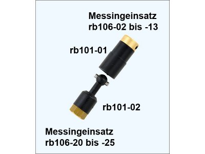 Raboesch vložka spojky 106-40 mosaz 1/8"