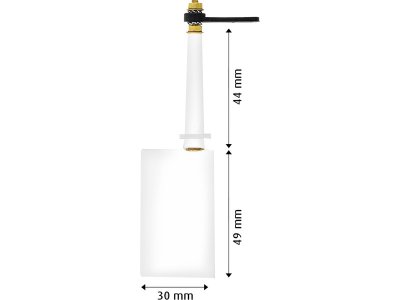 Raboesch kormidlo kompletní 30x49mm