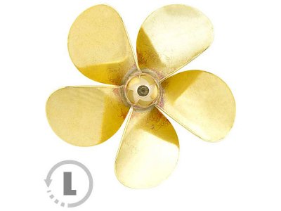 Raboesch lodní šroub tř.148 75mm M5 5-listý levý