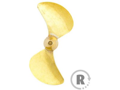 Raboesch lodní šroub tř.154 20mm M2 2-listý pravý