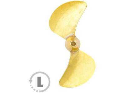 Raboesch lodní šroub tř.154 25mm M2 2-listý levý