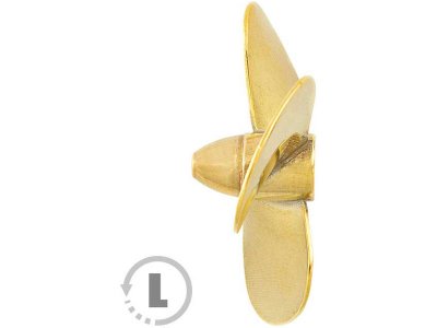 Raboesch lodní šroub tř.156 45mm M4 3-listý levý