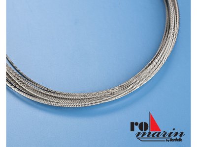 ROMARIN Lanko napínáků pr. 0.8mm 10m nerez