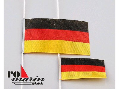 ROMARIN Vlajka Německo 25x40mm / 15x30mm