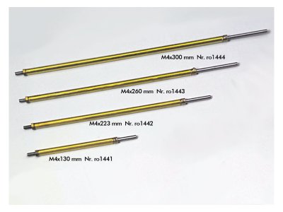 ROMARIN Lodní hřídel M4x130mm + trubka 90mm