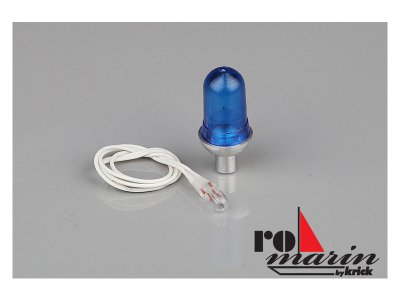 ROMARIN Lampa mini modrá 6V