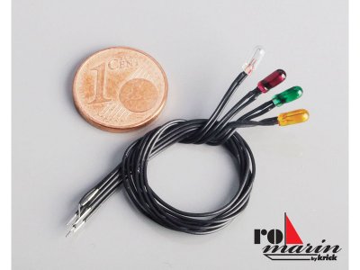 ROMARIN Lampa žlutá 6V/50mA pr. 2.3mm (50)