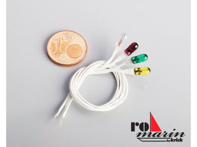 ROMARIN Lampa žlutá 6V/50mA pr. 3mm (50)