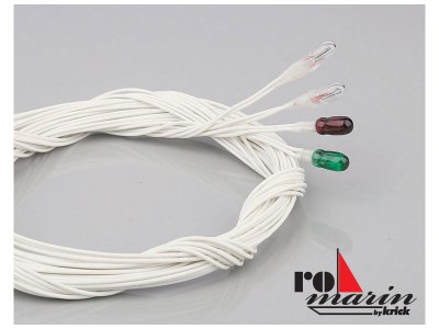 ROMARIN Lampa zelená 6V pr. 3mm 80cm (2)