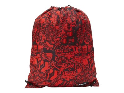 LEGO pytlík na přezůvky - Ninjago Red