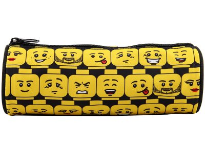 LEGO pouzdro na tužky kulaté - Faces Blue