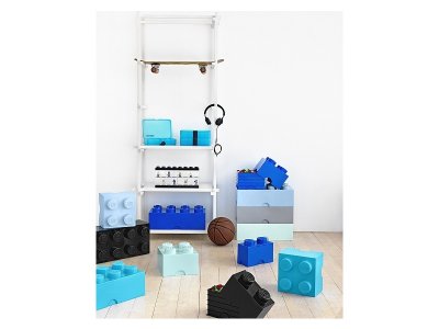 LEGO úložný box 250x500x180mm - růžový