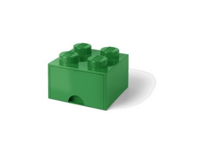 LEGO úložný box s šuplíkem 250x250x180mm - černý