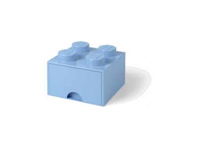 LEGO úložný box s šuplíkem 250x250x180mm - černý