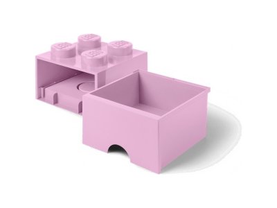 LEGO úložný box s šuplíkem 250x250x180mm - černý