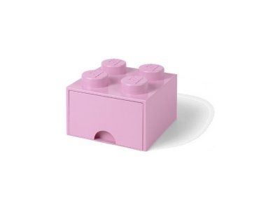 LEGO úložný box s šuplíkem 250x250x180mm - černý