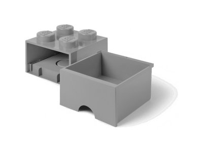 LEGO úložný box s šuplíkem 250x250x180mm - černý