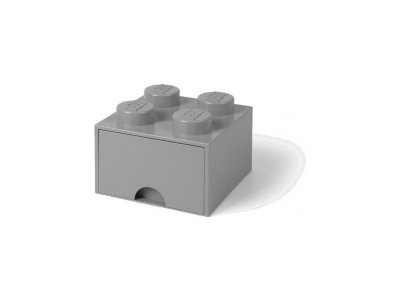 LEGO úložný box s šuplíkem 250x250x180mm - černý