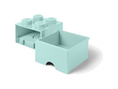 LEGO úložný box s šuplíkem 250x250x180mm - černý