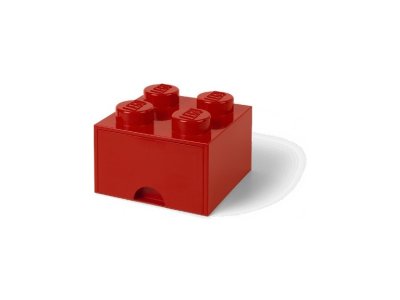 LEGO úložný box s šuplíkem 250x250x180mm - černý