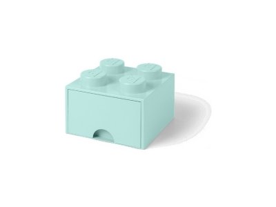 LEGO úložný box s šuplíkem 250x250x180mm - černý