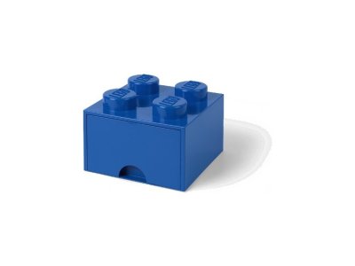 LEGO úložný box s šuplíkem 250x250x180mm - černý