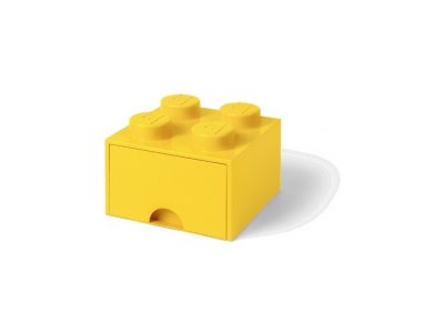 LEGO úložný box s šuplíkem 250x250x180mm - černý