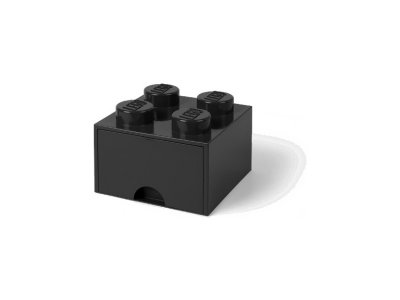 LEGO úložný box s šuplíkem 250x250x180mm - šedý