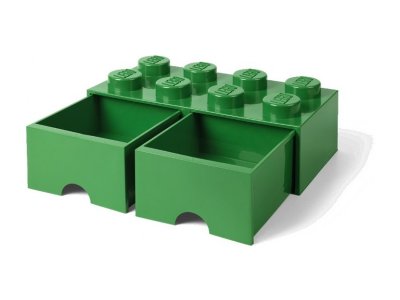 LEGO úložný box s šuplíky 250x500x180mm - černý