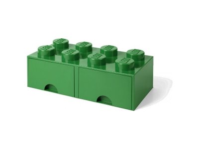 LEGO úložný box s šuplíky 250x500x180mm - černý