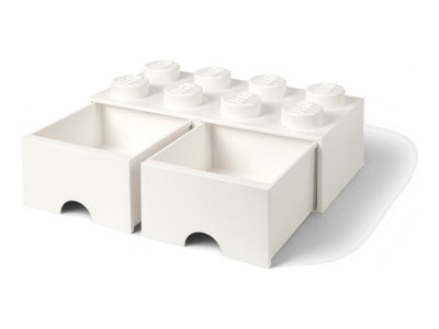 LEGO úložný box s šuplíky 250x500x180mm - černý