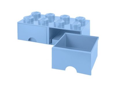 LEGO úložný box s šuplíky 250x500x180mm - černý
