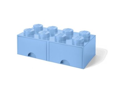 LEGO úložný box s šuplíky 250x500x180mm - černý