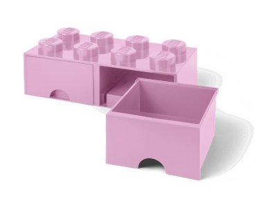 LEGO úložný box s šuplíky 250x500x180mm - černý