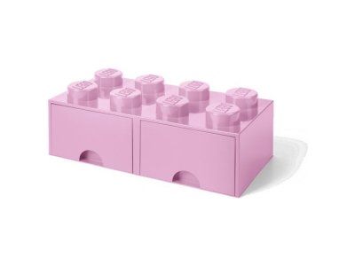 LEGO úložný box s šuplíky 250x500x180mm - černý