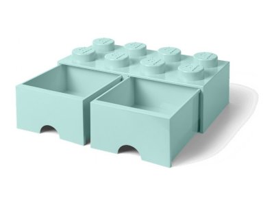 LEGO úložný box s šuplíky 250x500x180mm - černý