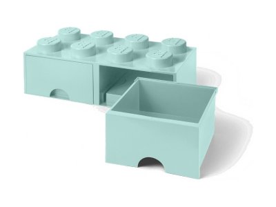 LEGO úložný box s šuplíky 250x500x180mm - černý