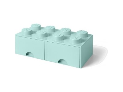 LEGO úložný box s šuplíky 250x500x180mm - černý
