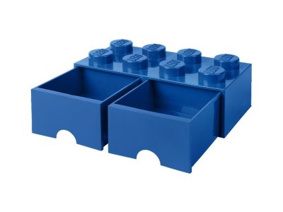 LEGO úložný box s šuplíky 250x500x180mm - černý