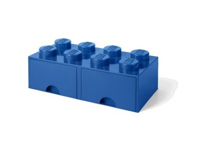 LEGO úložný box s šuplíky 250x500x180mm - černý