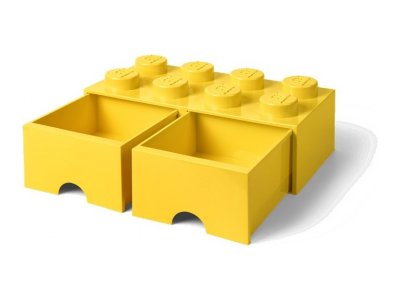 LEGO úložný box s šuplíky 250x500x180mm - černý