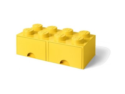 LEGO úložný box s šuplíky 250x500x180mm - černý