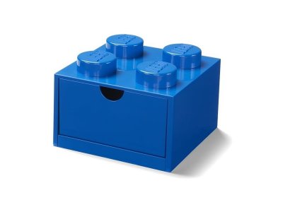 LEGO stolní box 4 se zásuvkou červený