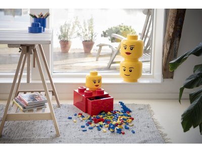 LEGO úložná hlava velká - chlapec