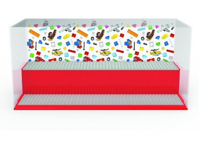 LEGO herní a sběratelská skříňka - Iconic modrá