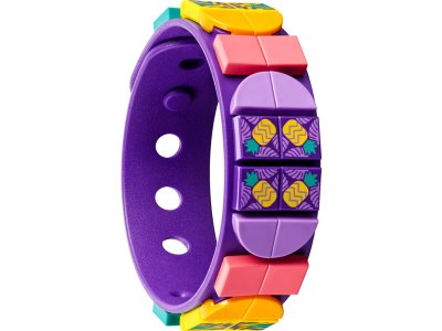 LEGO DOTs - Neonový tygr – náramek & ozdoba na tašku