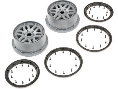 Losi disk kola, beadlock šedý (2): 5ive-T 2.0