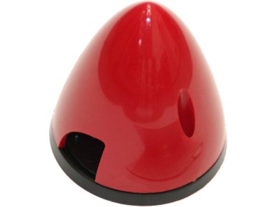 Vrtulový kužel 63mm červený